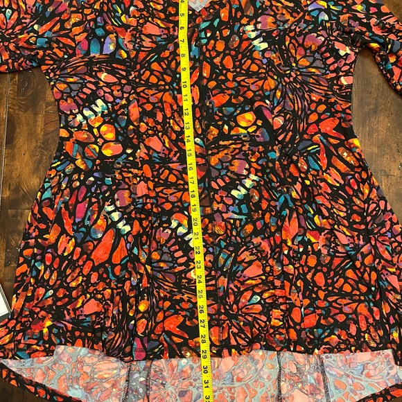Multicolored tunic top, Attitudes, size 2X, 3/4 length sleeve - Picture 5 of 5